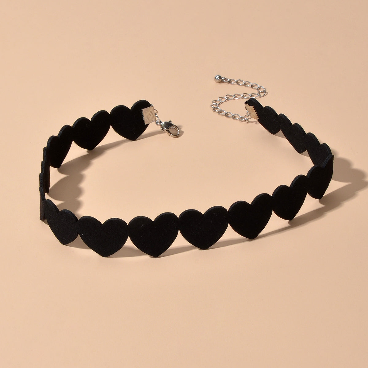 Black Love Heart Tattoo Choker Collar Gothic Punk Rock Jewellery Halloween Gift-2